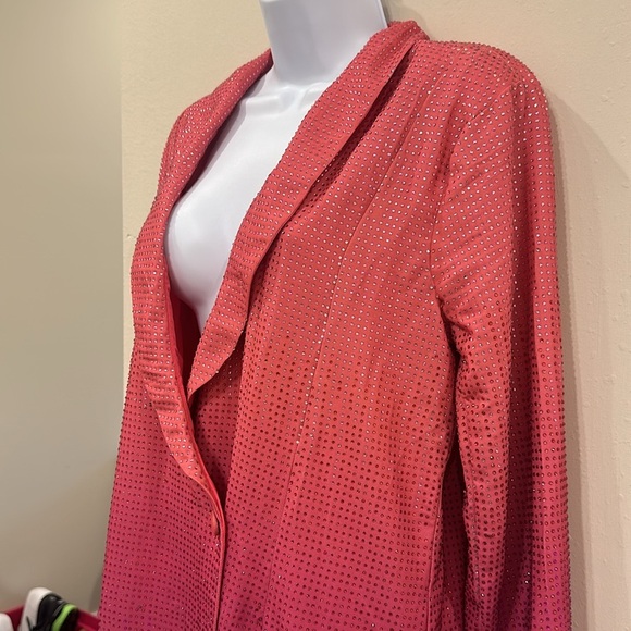 NWT X by NBD Revolve Baddie Tux Dress in Fuchsia- size XL - Picture 5 of 7